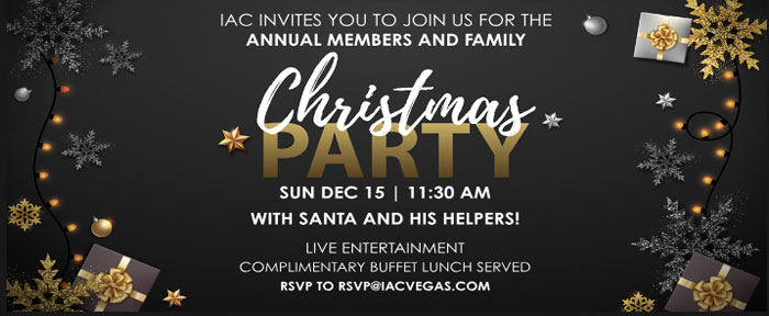 CIAC INVITES YOU TO JOIN US FOR THE ANNUAL MEMBERS AND FAMILY