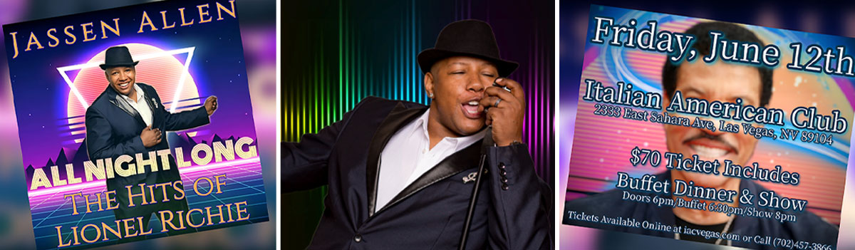 Jassen Allen</font><br>
   ALL NIGHT LONG The Hits of Lionel Richie