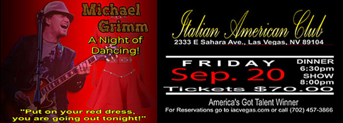 M I C H A E L G R I M M
A NIGHT OF DANCING!
"Put on your red dress, you are going out tonight!
