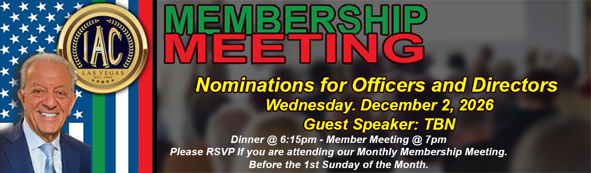IAC membership meeting