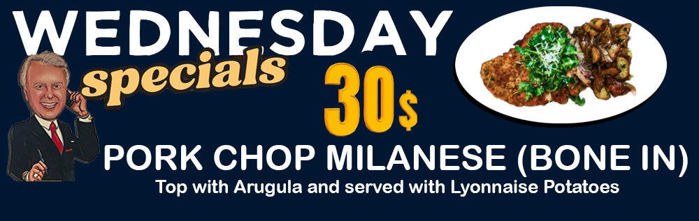 Wednesday Specials